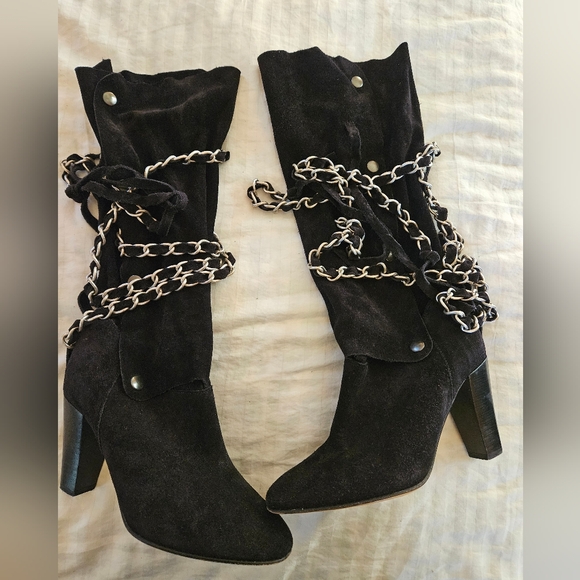 Isabel Marant suede  chain boots, size 39(8,5) - Picture 15 of 16